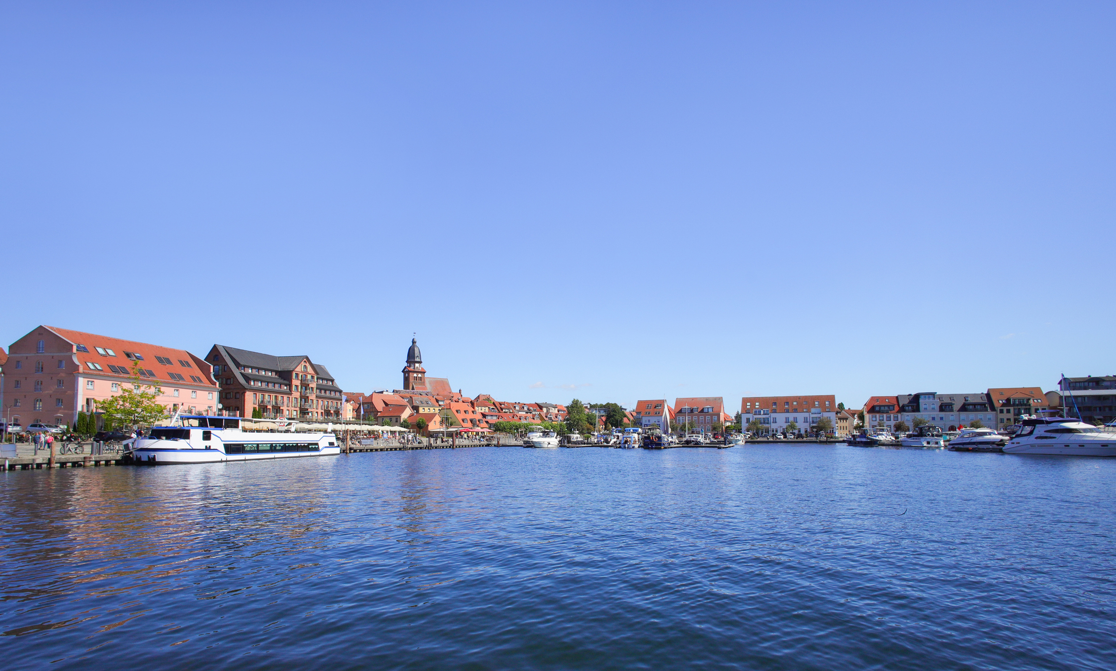 Hafen von Waren an der Müritz